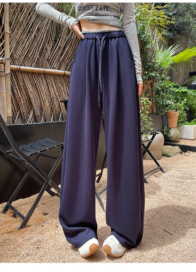 Women's Loose Wide-Leg Pants 2025 Detail