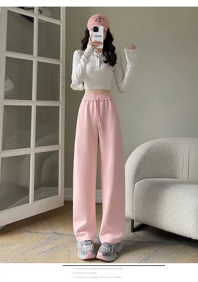 2025 Fall Wide-Leg Pants for Women Detail