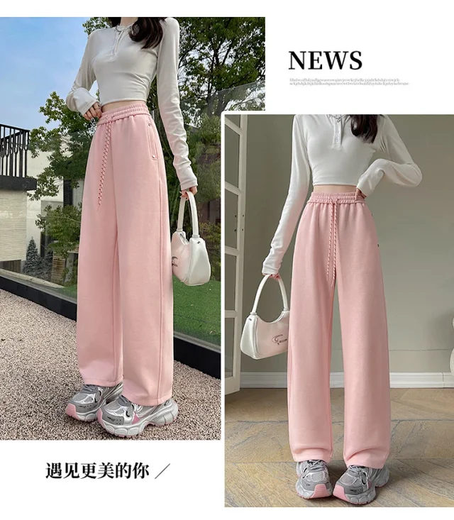 2025 Fall Wide-Leg Pants for Women Detail