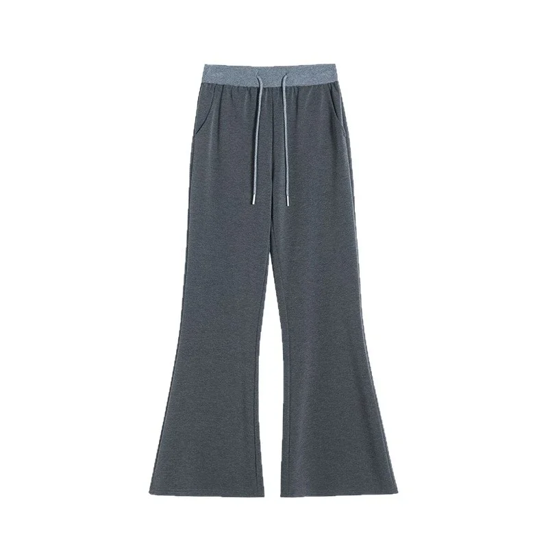 2025 Fall Women's High-Waisted Slimming Micro-Flare Trousers