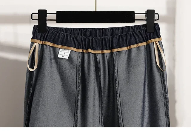 Women's Wide-Leg Pants 2025 Summer New Detail