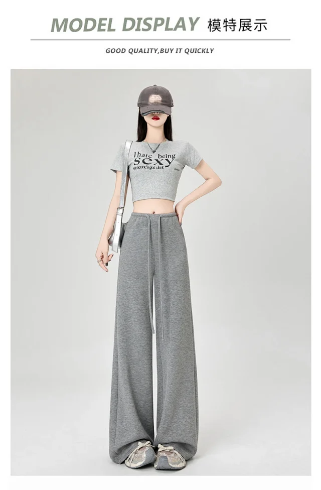 2025 Fall Women's Air Layer Wide - Leg Trousers Detail