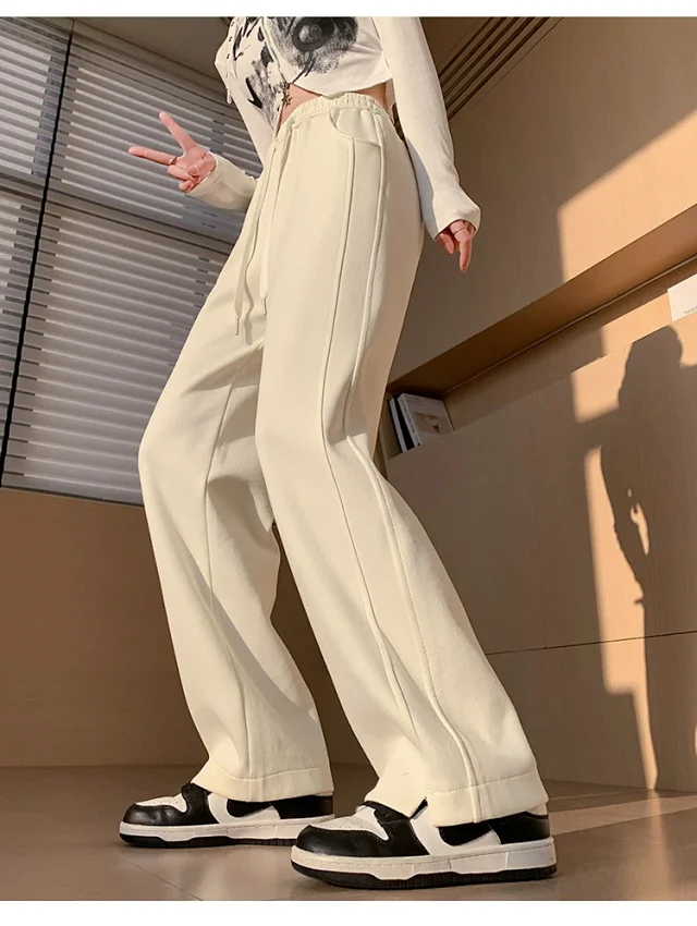Banana Wide - leg Trousers for Women Detail