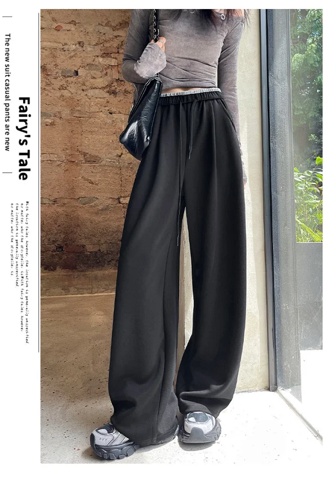 Women's Loose Wide-Leg Pants 2025 Detail