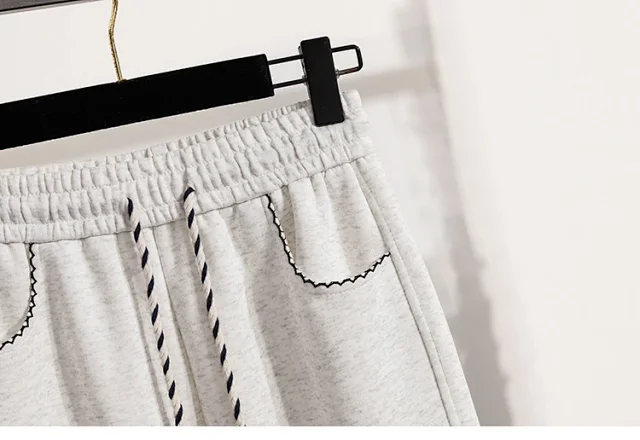 2025 Fall New Women's High - Waist Wide - Leg Sport Pants Detail