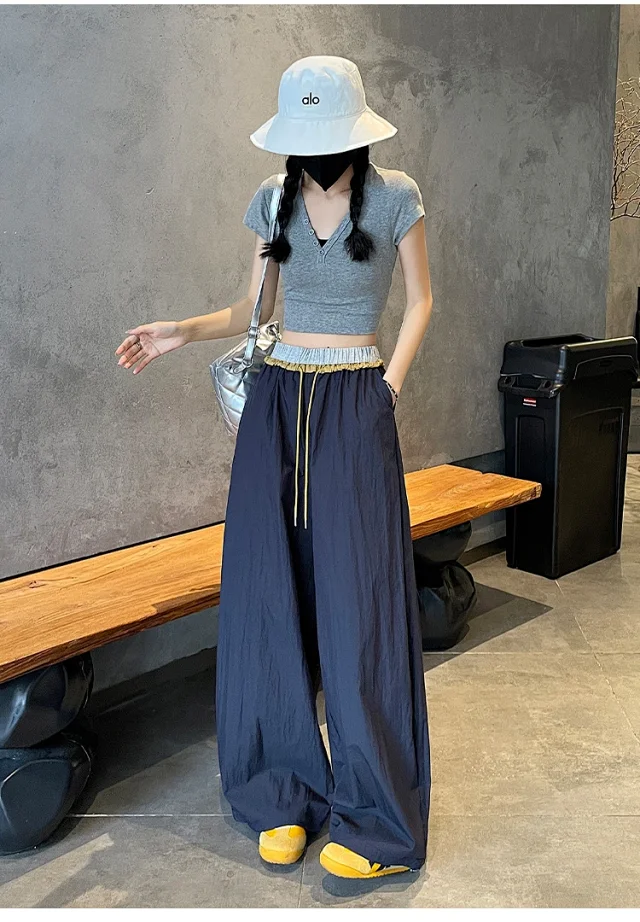 Women's Summer Outdoor Parachute Pants Detail