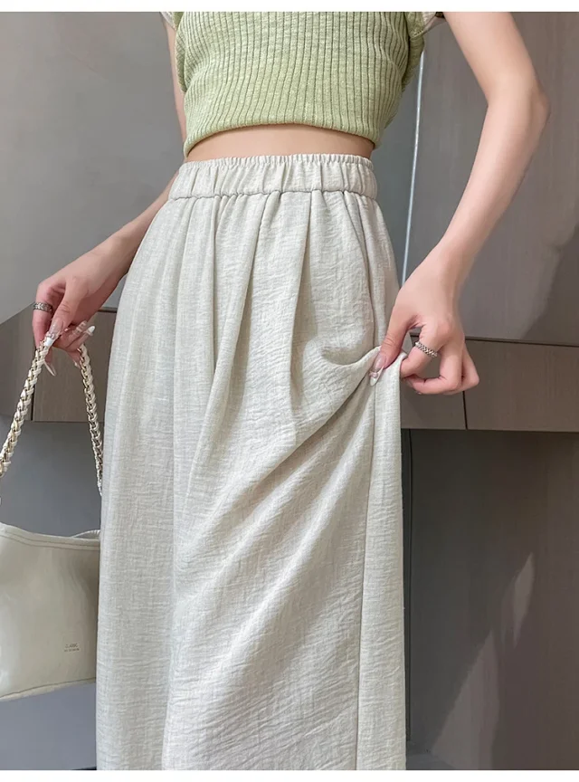 Women's 2025 Summer Linen-cotton Yamamoto Pants Detail