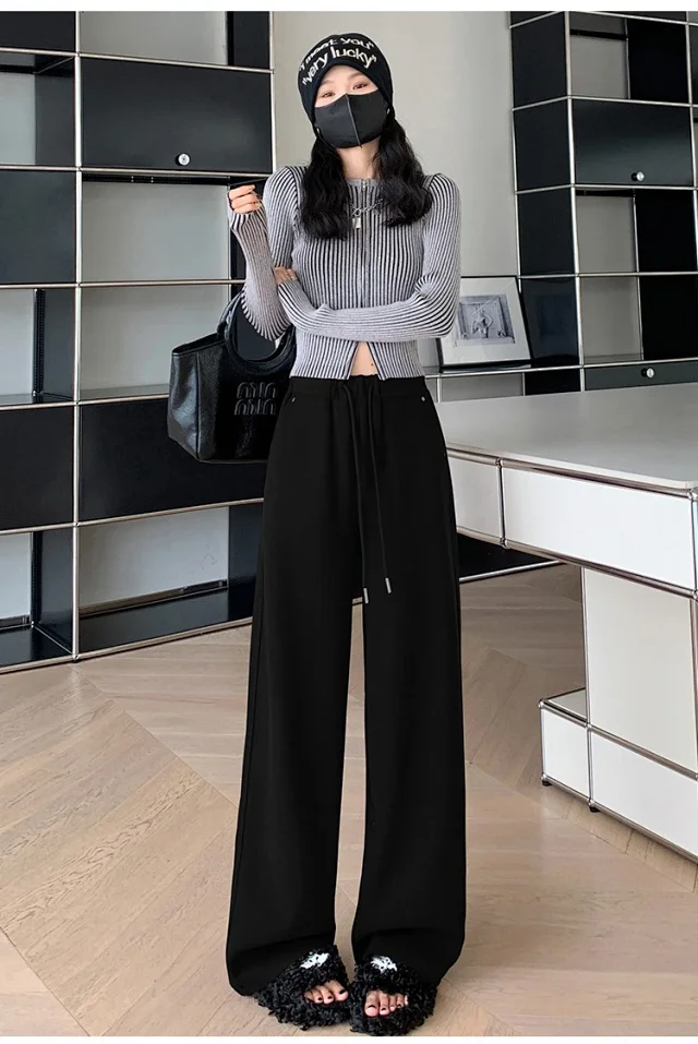 2025 Fall New Women's Flare Pants with Rivets Detail