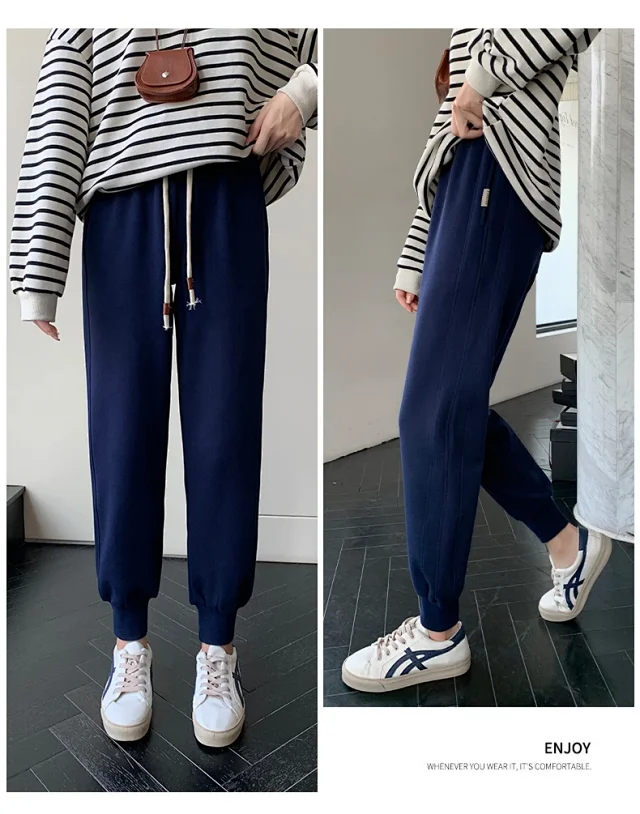 2025 Early Fall Women's Patchwork Joggers Detail