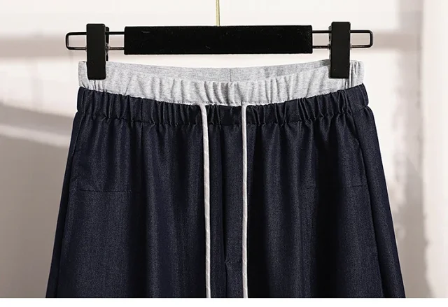 2025 Summer Thin Tencel Jeans for Women Detail