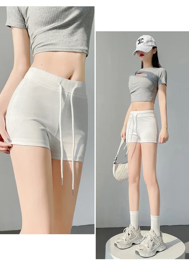 High - Elastic Cycling Shorts Detail