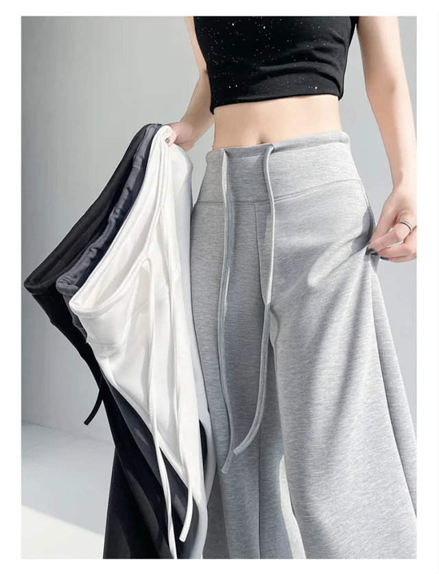 2025 Summer Thin High - Waist Straight Sport Pants Detail
