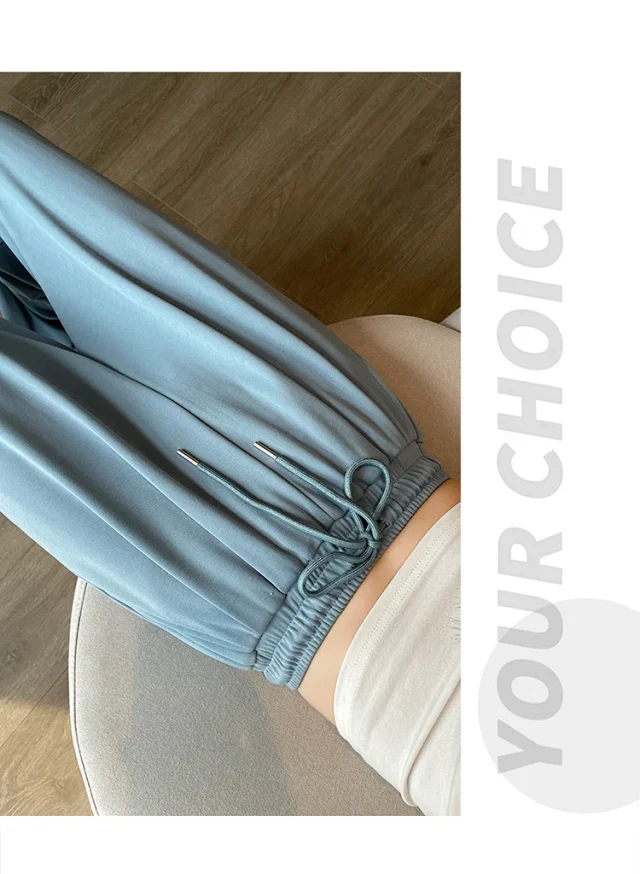 Women's Cupro Wide - Leg Pants 2025 Summer New Detail