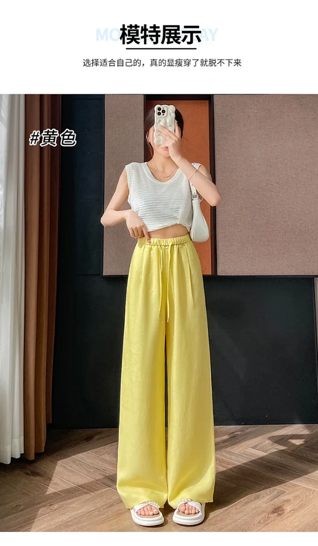 Women's Summer WideLeg Pants Detail