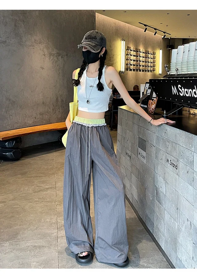 Women's Summer Outdoor Parachute Pants Detail