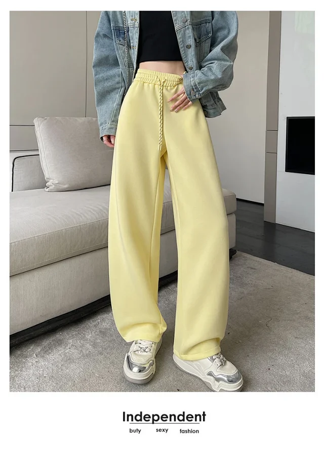 2025 Fall Wide-Leg Pants for Women Detail
