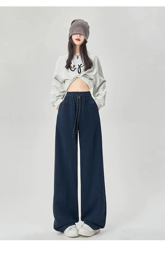 American Sports Multi - Color Banana Wide - Leg Pants Detail
