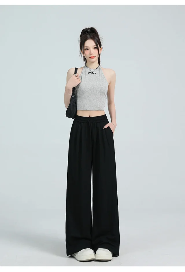 Lazy Style Ice Silk Sunscreen Yamamoto Pants Detail
