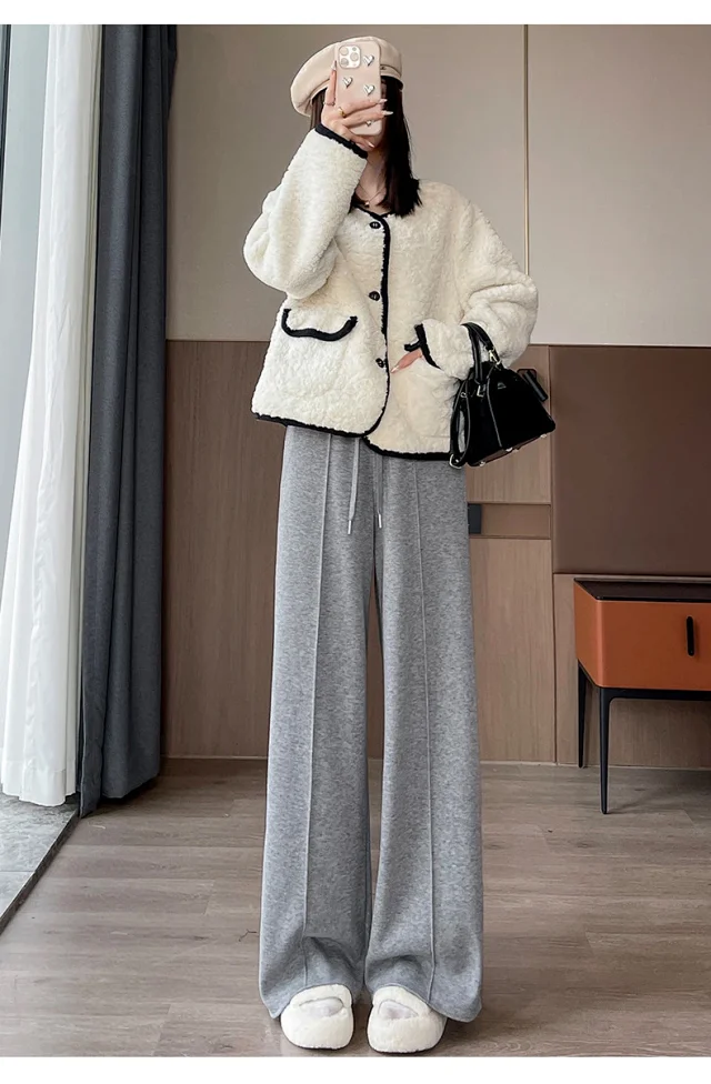 Women's Knitted Cashmere Pants 2025 AW Detail