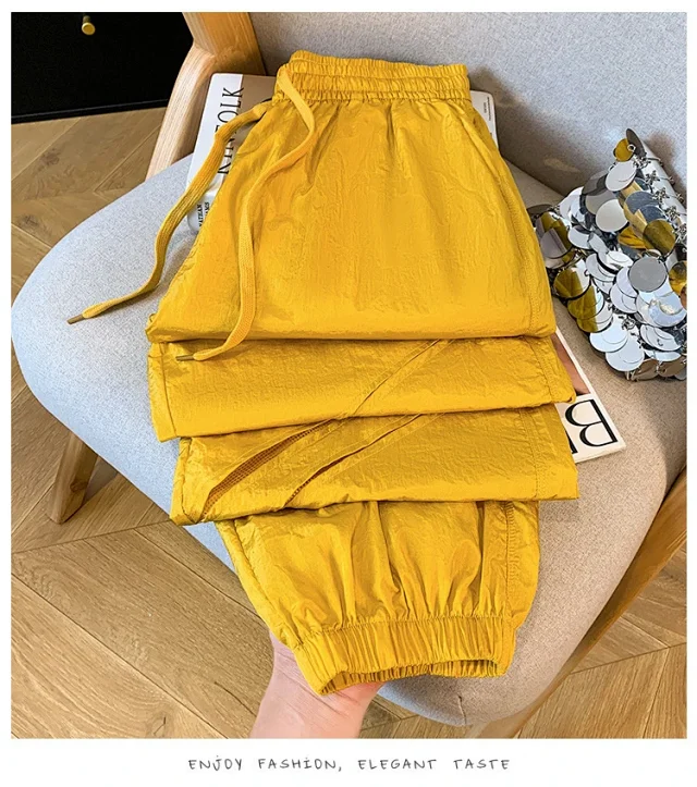 2025 Summer Women's Thin Casual Quick - Dry Pants Detail