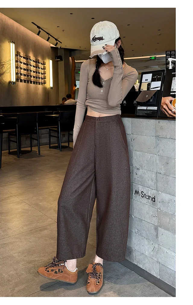 2025 FW Faux Denim Noodle Pants Detail