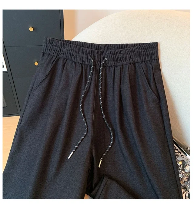 2025 Autumn Thickened Tencel Denim Yamamoto Wide - leg Pants Detail