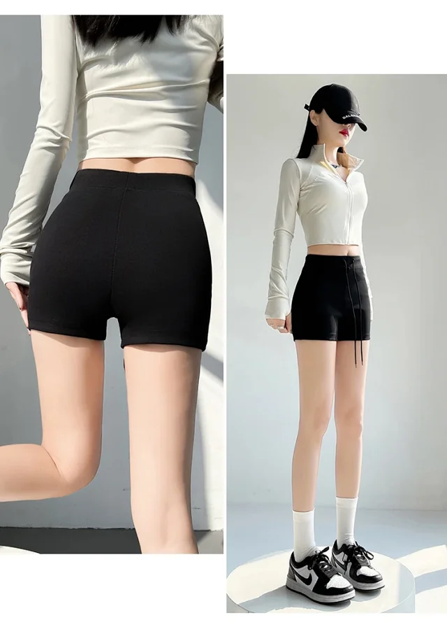 High - Elastic Cycling Shorts Detail