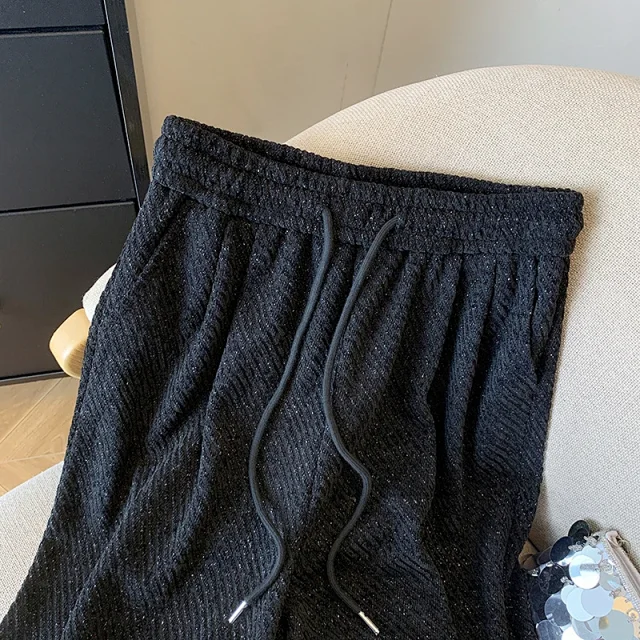 2025 Fall Women's Zebra Wide-leg Pants Detail
