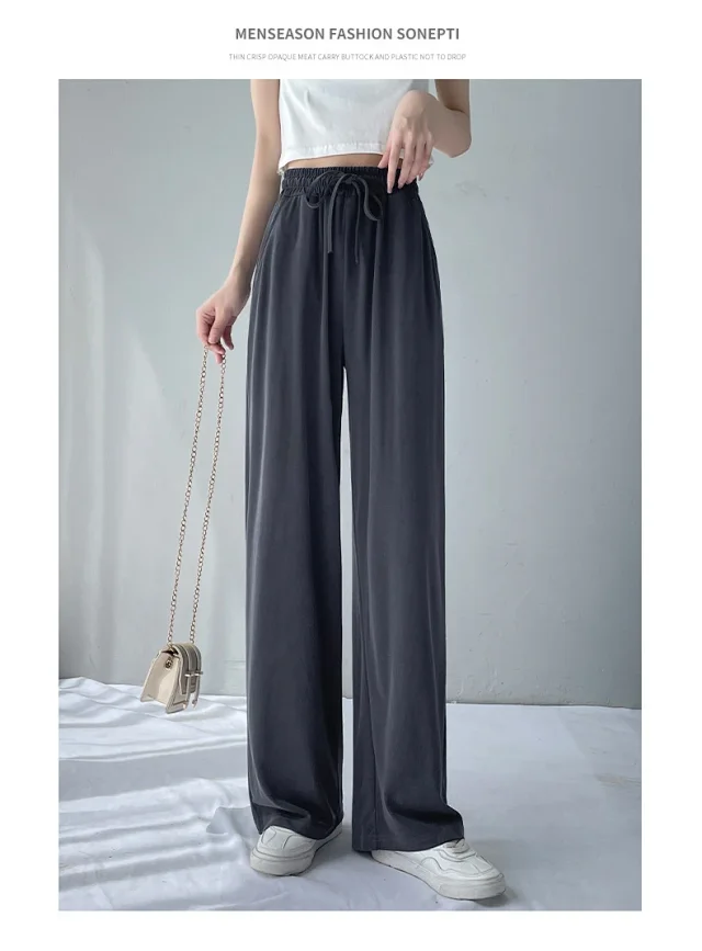 2025 Summer Cuam Silk Wide - Leg Pants Detail