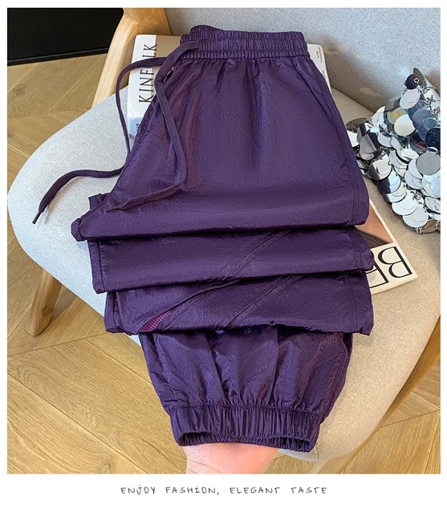 2025 Summer Women's Thin Casual Quick - Dry Pants Detail