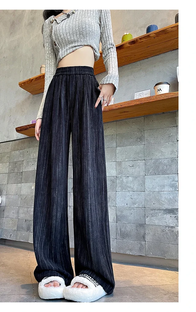 Autumn Winter Women's Loose Pants Detail