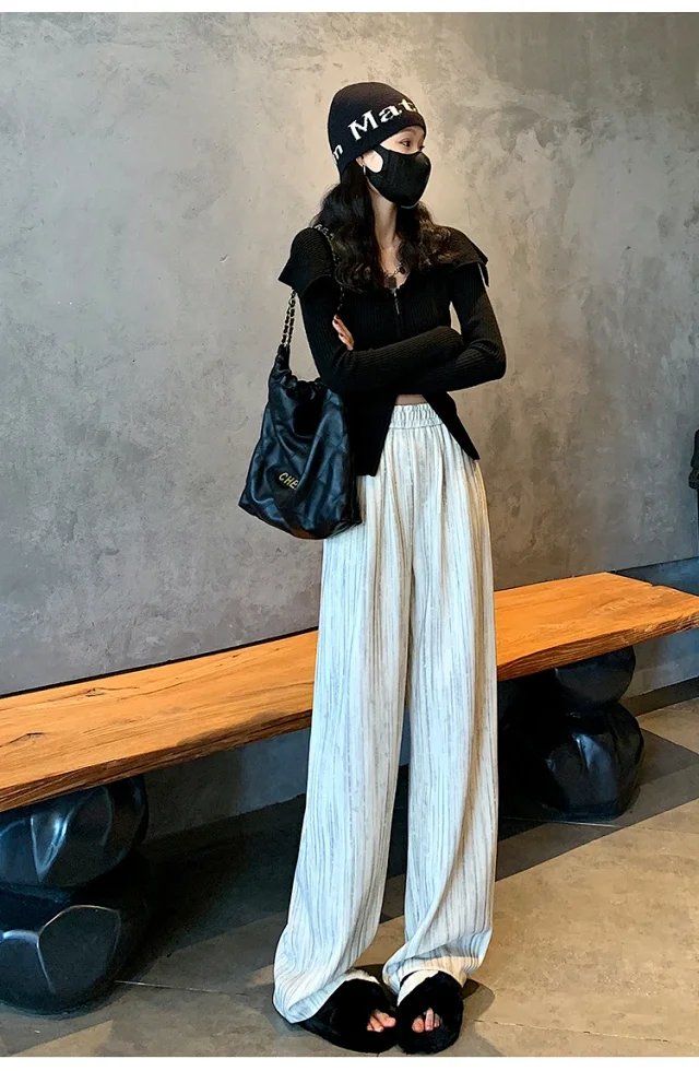 Autumn Winter Women's Loose Pants Detail