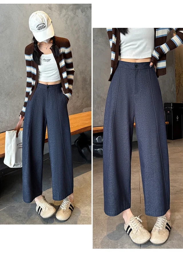 2025 FW Faux Denim Noodle Pants Detail