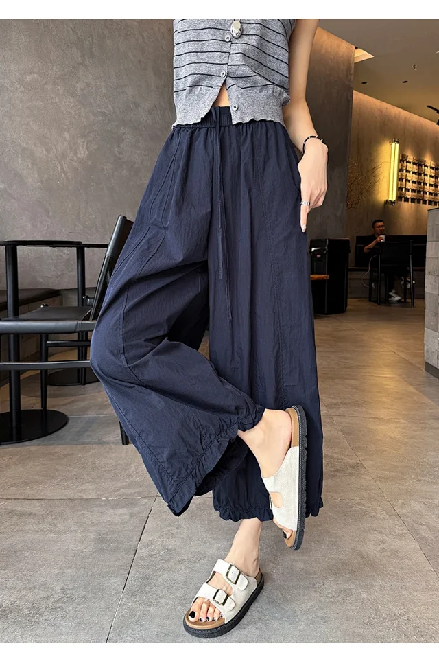 2025 Summer Sweet Lace Cropped Pants Detail