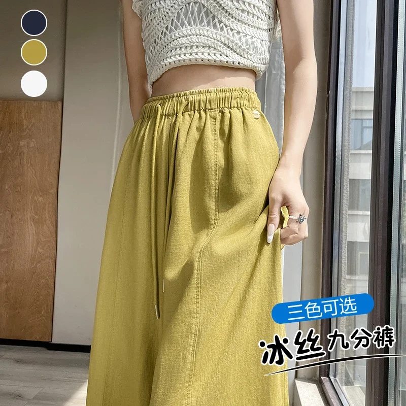 Tencel Linen Capris for Women