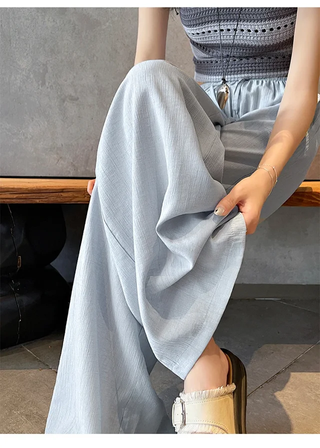 Linen Yamamoto Wide-leg Pants Detail