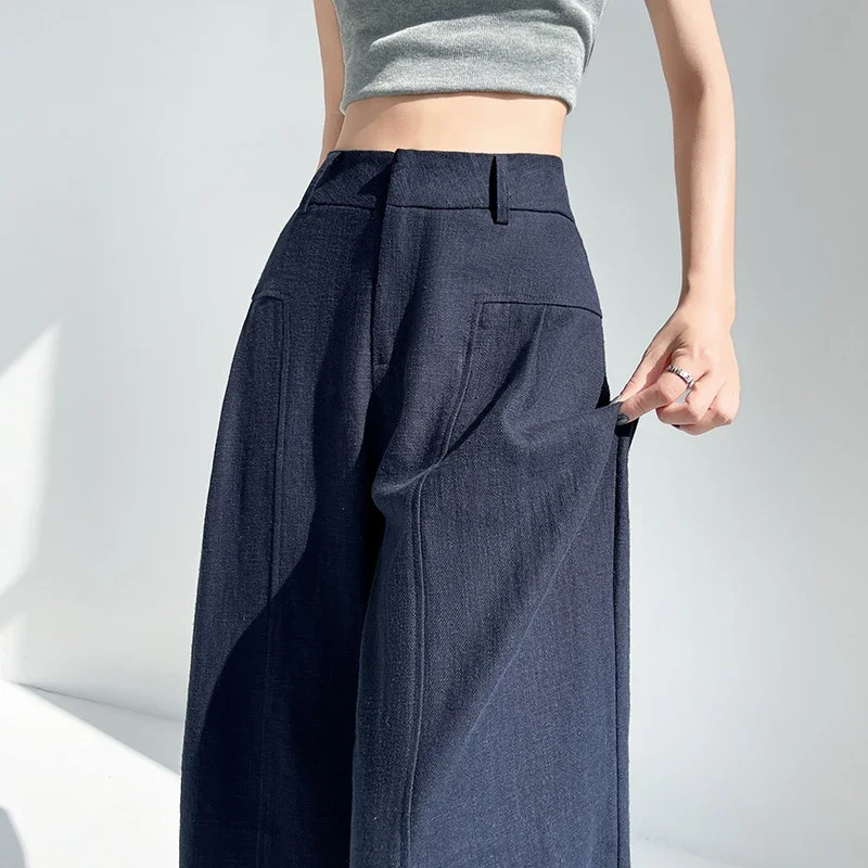 Linen Wide - Leg Pants for Women 2025