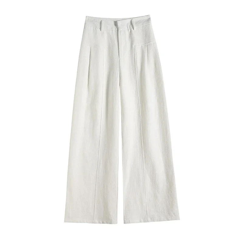 Linen Wide - Leg Pants for Women 2025