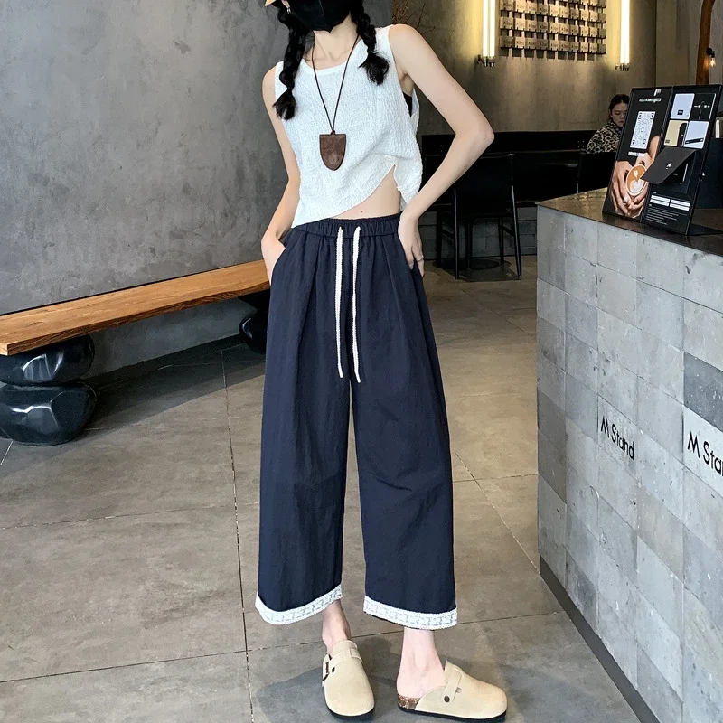 2025 Summer Lace Wide-leg Pants