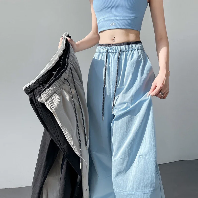 Colorful Dopamine Summer Cargo Pants for Women