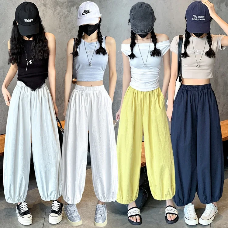 Korean Style Summer Balloon Pants for Women