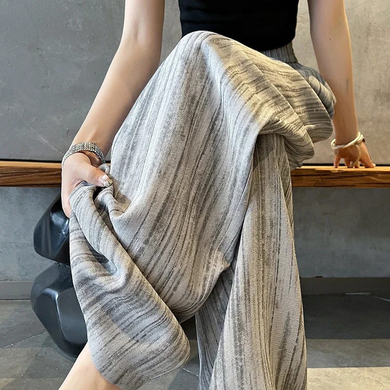 2025 Summer Tie - Dye Wide - Leg Pants