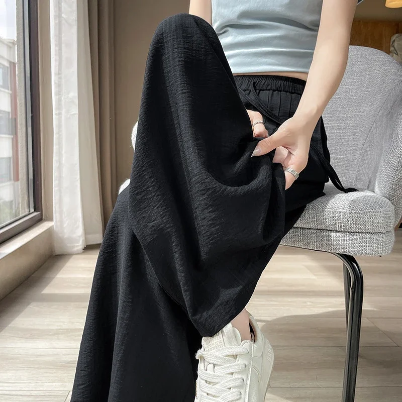 Women's Summer Ice Silk WideLeg Pants