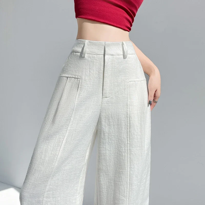 Linen Wide - Leg Pants for Women 2025