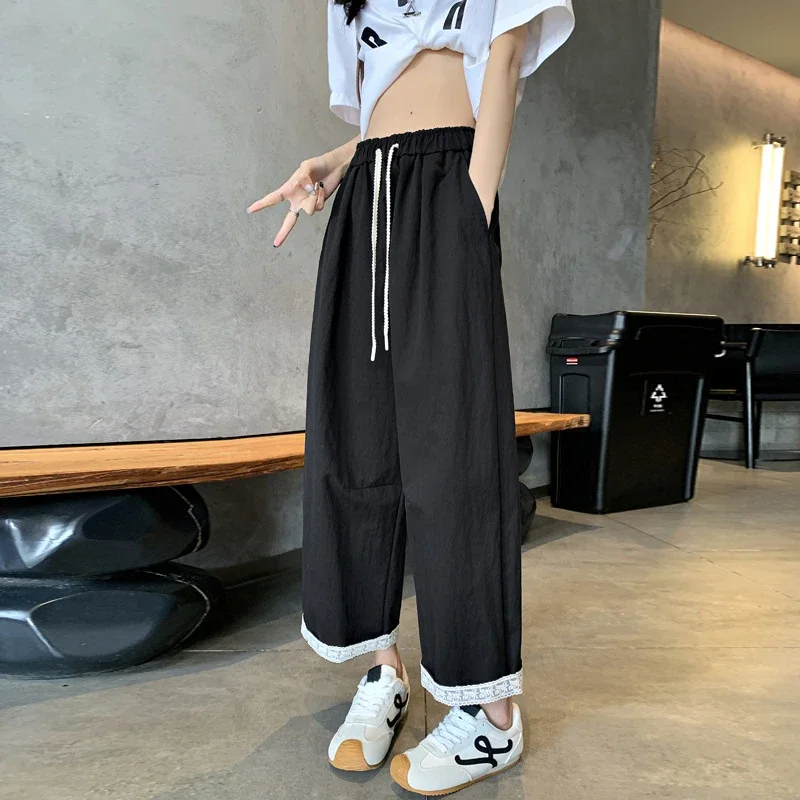 2025 Summer Lace Wide-leg Pants