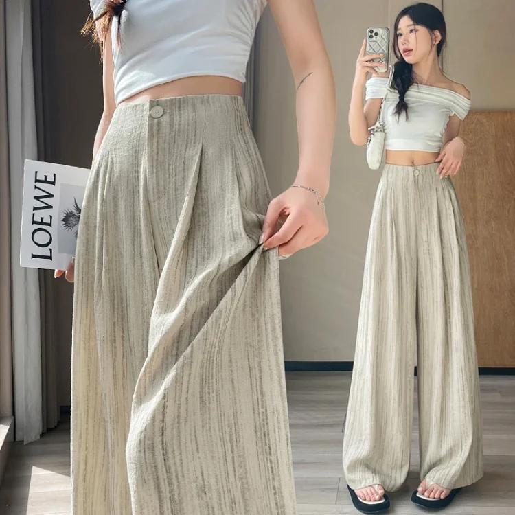 2025 Summer Tie - Dye Wide - Leg Pants for Women