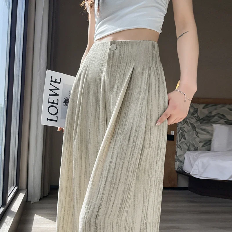 2025 Summer Tie - Dye Wide - Leg Pants for Women