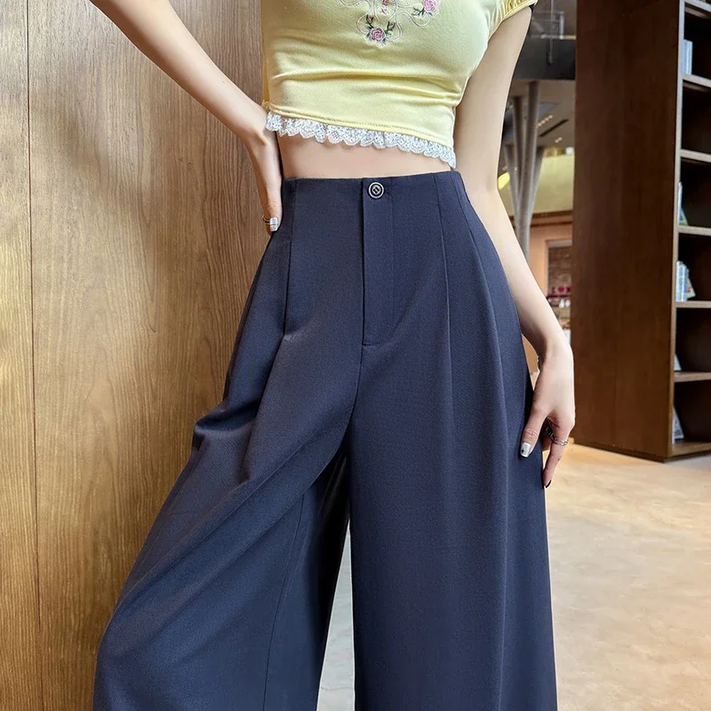 2025 Summer Tencel Wide - leg Pants for Women