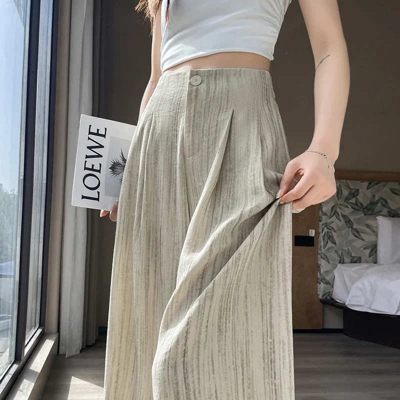 2025 Summer Tie - Dye Wide - Leg Pants for Women