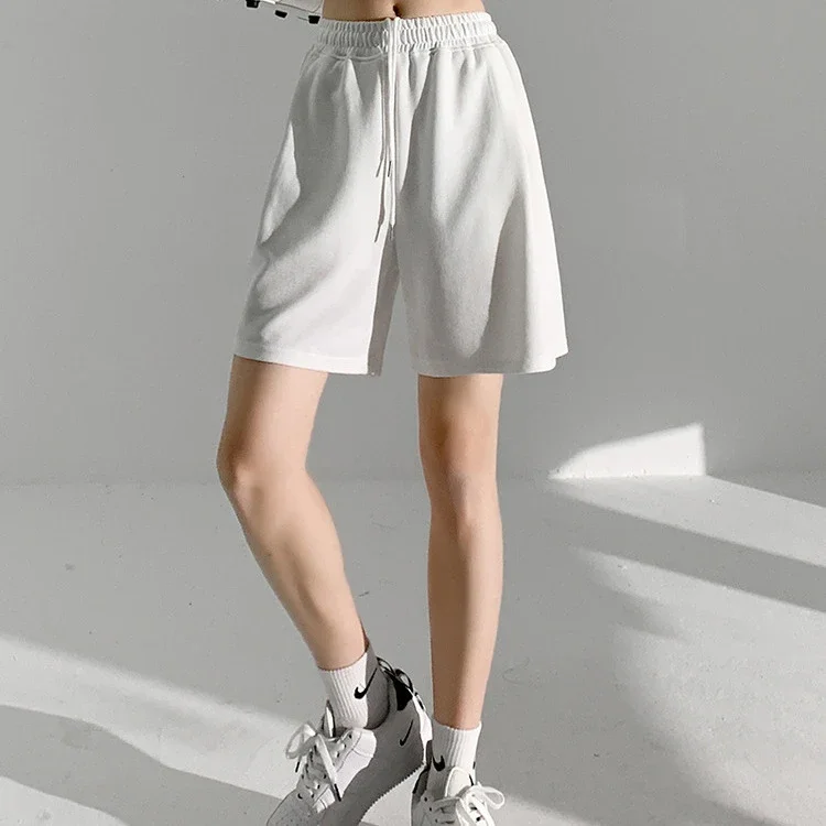 American Retro Wide-leg Casual Shorts